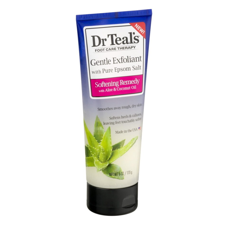 Dr Teal's Gentle Exfoliant With Pure Epson Salt Gentle Exfoliant with Pure Epsom Salt Softening Remedy with Aloe & Coconut Oil (Unisex) By Dr Teal's
