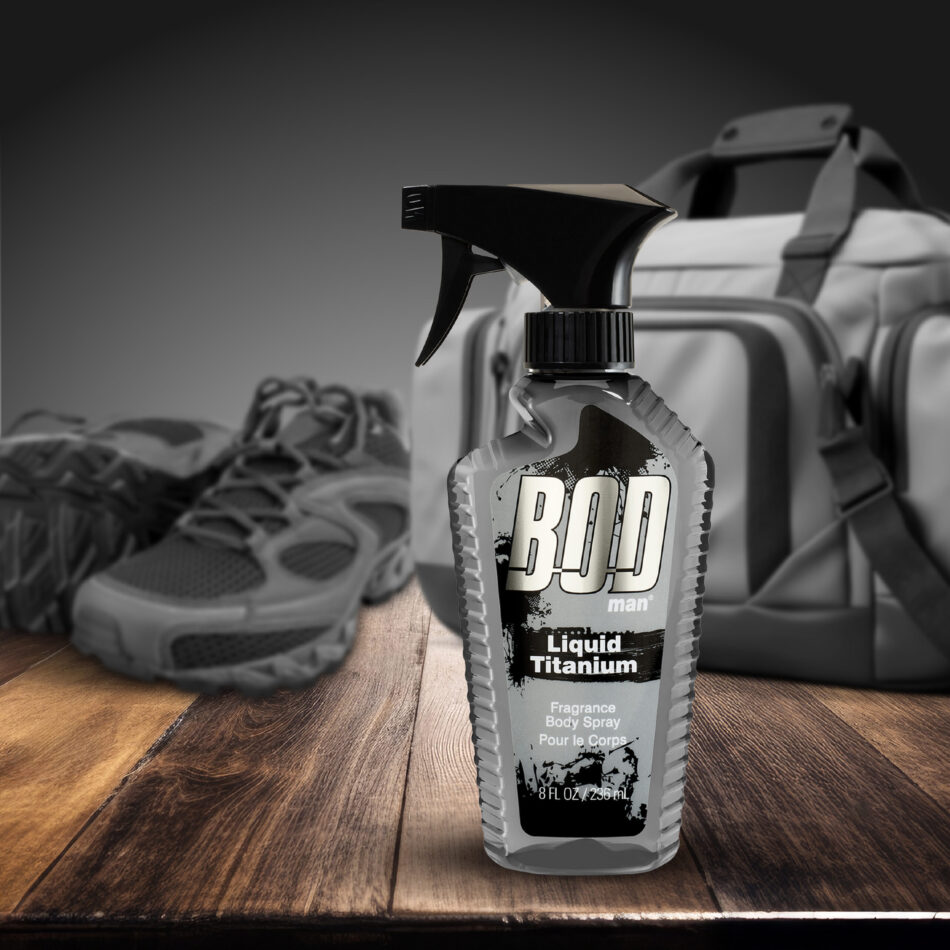 Bod Man Liquid Titanium Fragrance Body Spray By Parfums De Coeur