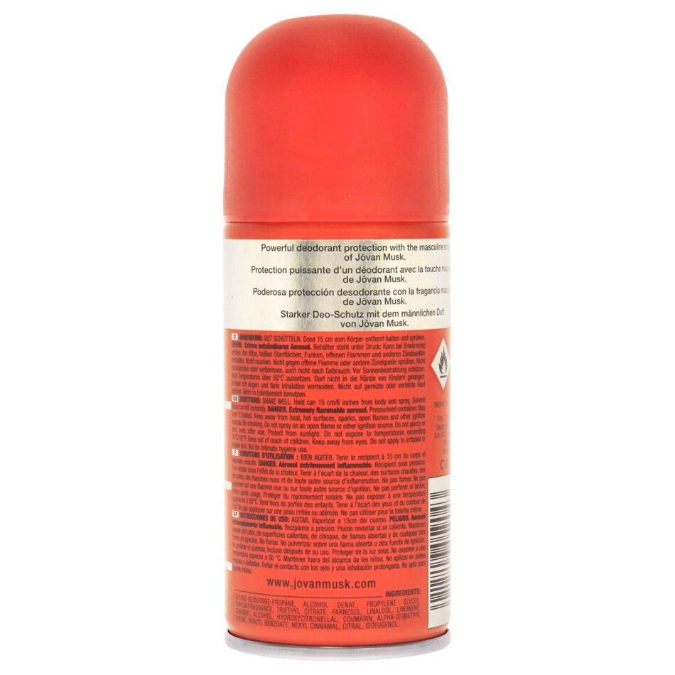 Jovan Musk Deodorant Spray By Jovan