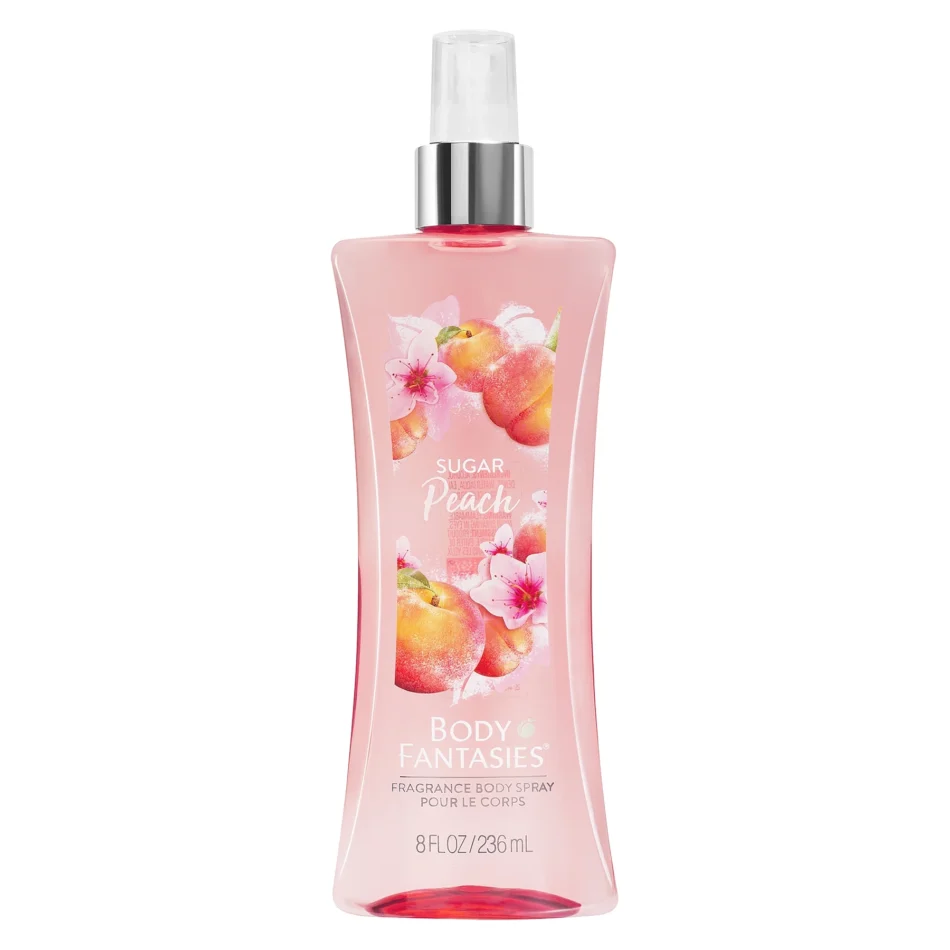 Body Fantasies Signature Sugar Peach Body Spray By Parfums De Coeur